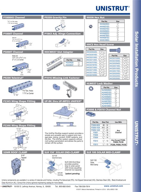 unistrut catalogue pdf download